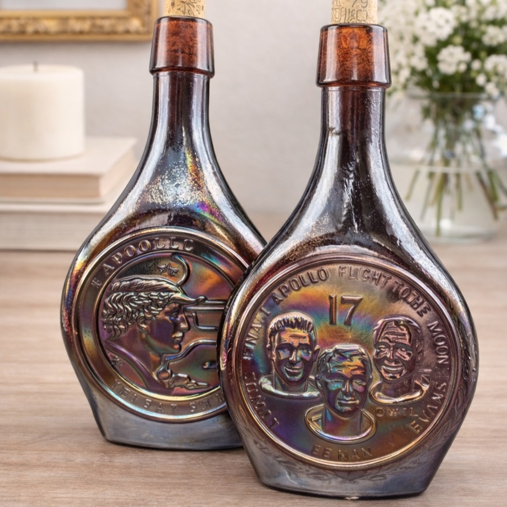 Iridescent Decorative Bottle Set